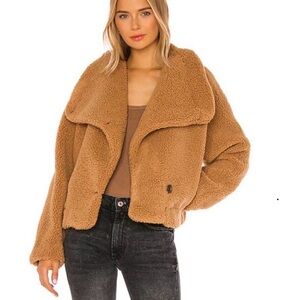 We The Free Warm Brown Teddy Jacket